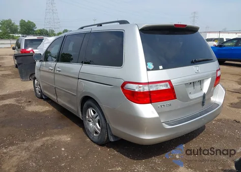2007 Honda Odyssey Ex-L z USA, uszkodzony, nr VIN 5FNRL38607B460411